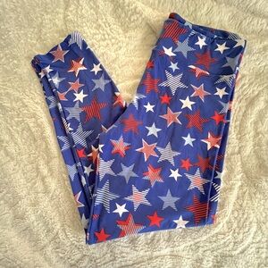 LuLaRoe Stars Leggings Tall & Curvy